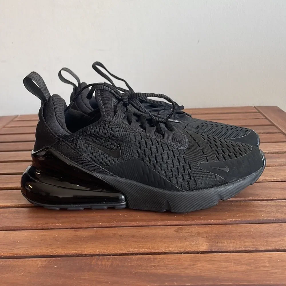 Nike Air Max 270 Black USA Women Size 7/UK 4.5/EU 38(AH6789-006)